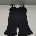 SHAPERX Shapewear for Women Tummy Control Bodysuit Mid Thigh Butt Lifter Body Shaper Shorts (Black), L