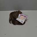 SEVENCOLORS Short Mixed Brown Wigs for White Women Natural Layered Short Hair Wigs with Bangs Synthetic Pixie Wig with Blonde Highlights