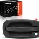 A-Premium - Exterior Door Handle with Keyhole - Front Left Driver Side - Compatible with Cadillac, Chevy & GMC Models - Silverado, Sierra, Tahoe, Suburban, Avalanche, Yukon - 99-07 - Replace# 15034985