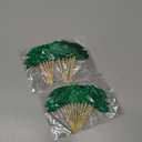 Graduation Decorations 2025-24Pcs Green Glitter 2025 Graduation Cap Cupcake Toppers for Class of 2025 Party Decorations