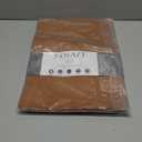 MOSAYT Vinyl Placemats Set of 6-12 X 17 Inch - Faux Leather 100% Waterproof Oil-Proof Wipeable PU Place Mats, Heat Resistant Reversible Table Mats for Kitchen, Dining, Outdoor (Reddish Brown)