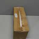 Modern Decorative Key and Mail Holder with 2 Floating Shelves, Wood Wall Mounted Key Organizer with 3 Metal Hooks for Home Entryway, Brown