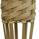 TIKI Bamboo Tiki Torches 12-Pack Weather-Resistant Outdoor Dcor with Easy-Pour Wide-Mouth Canister Refill for Patio, Garden, Backyard, and Parties, 57-Inch Citronella Torches
