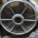 MAN 20-Inch Floor Fan, Gray and Black, High-Velocity Air Circulator, Adjustable Tilt, Indoor Cooling