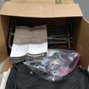 SONGMICS Laundry Basket with Wheels, 3-Section Laundry Sorter, 76.6 Gallons (290 L) Rolling Hamper with Removable Bags, Heavy-Duty Steel Frame, Cream White, Dark Gray and Ink Black URLS010X01