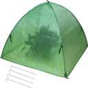 Plant Tent Outdoor Winter Shrub Cover Green Frost Tents Plant Covers Freeze Protection Tent Waterproof Plant Frost Protector Plant Guard Cover to Protect Plants Vegetable from Animals, 37X37X27Inch