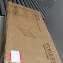 Smuxee Double Tilt Out Laundry Hamper Cabinet, Hidden Laundry Cabinet with Double Baskets, Natural Trash Can for Bathroom, Kitchen