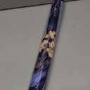 HOMETITUTE Peacock Peel and Stick Wallpaper, Blue Gold Floral Removable Self Adhesive Wall Paper for Bedroom Living Room, Decorative Wallpaper for Walls Cabinets Furniture, 15.7" x 39.4"