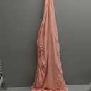 BEAGIMEG Women's Sexy Bodycon Sleeveless Backless Ruched Halter Neck Party Club Cocktail Midi Dress (Pink)