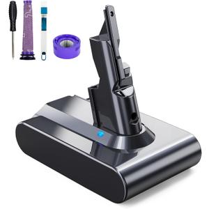 21.6V 5.0Ah Replacement Battery for Dyson V7 Compatible with SV11 V7 Motorhead V7 Animal V7 Trigger V7 HEPA V7 Car+Boat V7 Absolute Handheld Vacuum Cleaners