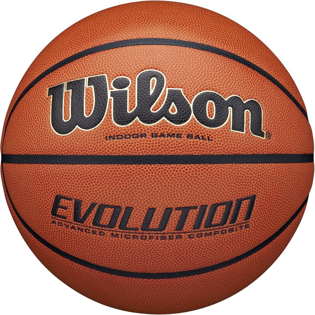 WILSON Evolution Game Basketball - Game Ball, Size 7 - 29.5"