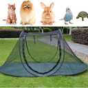 Pet Camping Tent Playpens Cage for Dogs Cats - Birds Parrots Playpens House Small Animal Indoor/Outdoor Play Tent Shelter Breathable Turtles Reptiles Cage (Type2)