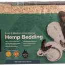 All Walks 18.5 Liter Premium Natural Hemp Bedding, Odor Control, Low Dust, Highly Absorbent, for Rabbits, Hamsters, & Small Animals, Biodegradable, Made in USA