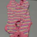 SlowTon Dog Surgery Recovery Suit - Surgical Onesie for Female Male Dogs Spay Neuter, Soft Anti Licking Dog Recovery Bodysuit for Abdominal Wounds Cone Alternatives(Pink,L) (Large(Back:14.6'', Chest:19-22''))