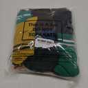 20 Pairs Colorful Striped Crew Socks Athletic Crew Solid Color Striped Cotton Tube Half Women Men Socks