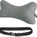 Neck & Cervical Pillows Dog Bone Shaped Travel Neck Pillows With Washable Removable Cover Have Loops On Either End For Car Bus Truck Driving Comfort Head Rest Support Neck Chiropractic Pillow (Color