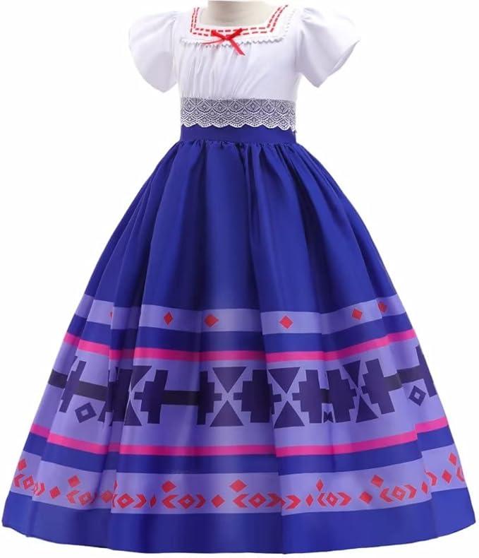 SZ-TONDA Kids Halloween Costume Dress - Girls Princess Party Cosplay Outfit Clothes Summer Dress  (110)