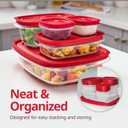 Rubbermaid EasyStore Containers, 44-Piece Set, Food Storage Containers with Lids