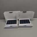 Wasserstein Solar Panel (2W 6V) Compatible with Arlo Ultra/Ultra 2, Arlo Pro 3/Pro 4, & Arlo Floodlight ONLY (2-Pack, 13.1ft/4m Cable, White) (Camera NOT Included)