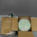 Anchor Hocking 2 Cup Glass Storage Containers with Lids, Set of 2 Glass Food Storage Containers with Mint SnugFit Lids