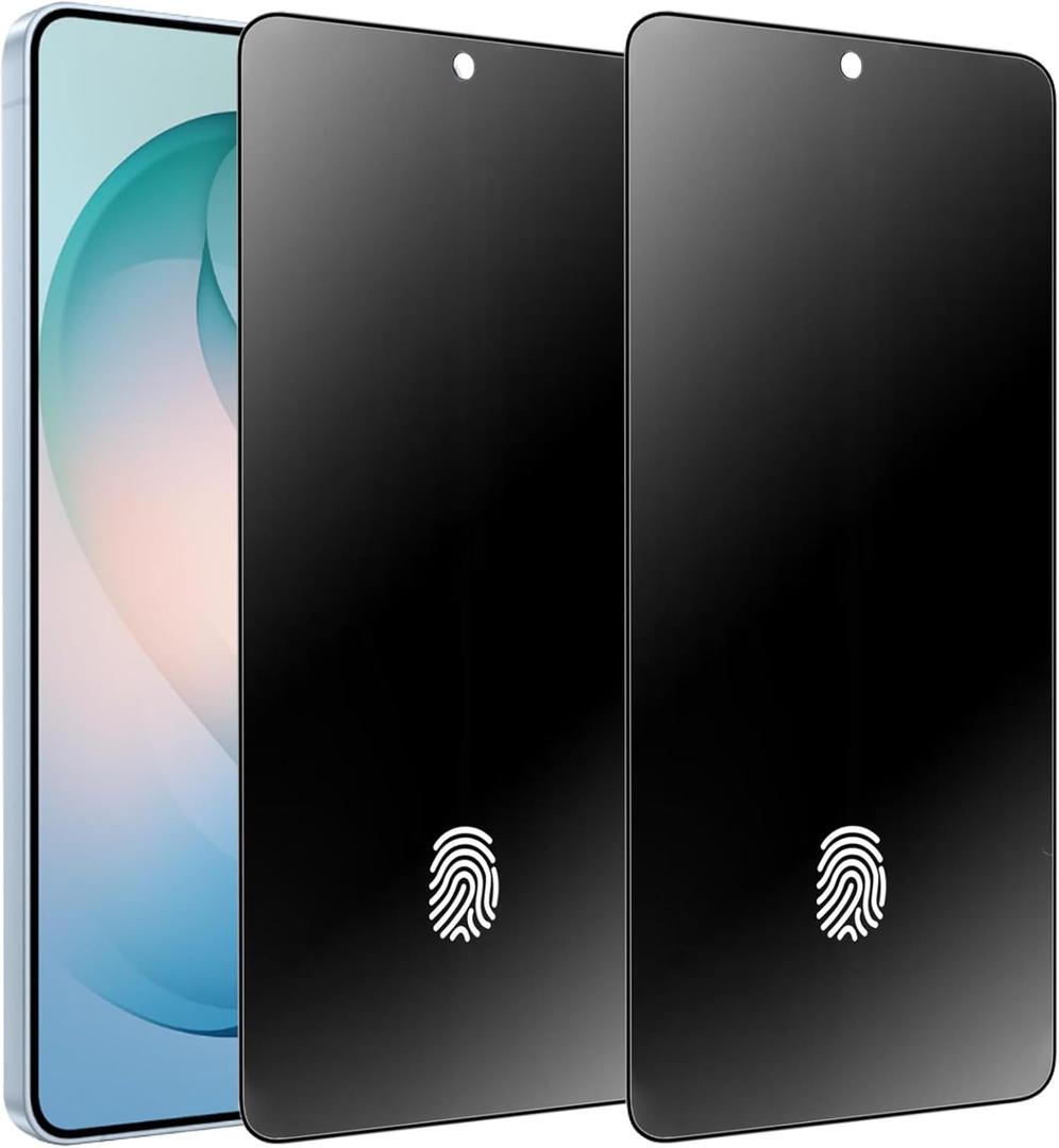2 Pack 360 Degree Matte Privacy Screen Protector for Samsung Galaxy S26 Anti-glare Anti-Spy 4 Sides Soft Film Support Finger Unlock 6.3 inch