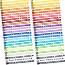 Zodaca 52-Pack Woven HWLF Bracelets for Men and Women - Adjustable He Would Love First Bracelet for Inspirational Gifts, Church Fundraisers, Sunday School (26 Assorted Colors)