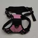 Magshion Dog Harness for Medium Dogs, No Pull Dog Vest Harness with Reflective Strips, Adjustable Soft Pet Harness with Easy Control Handle, Pink, M