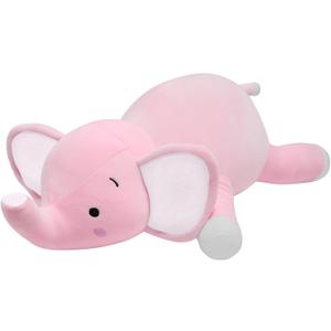 CSVBTRF Weighted Stuffed Animal, 4.2 lbs 23" Elephant Plush Hugging Pillow for Kids Gift - Elephant Stuffed Animals