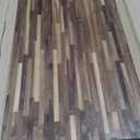 CONSDAN Butcher Block Counter Top, Walnut Solid Hardwood Countertop, Wood Slabs for Kitchen, Reversible, Both Side Polished, Prefinished with Food-safe Oil, 1.5" Thickness, 48"x25"