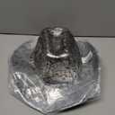 Silver Cowboy Hat Cowgirl Hat Costume Funny Hats Cosplay for Party