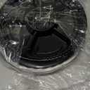 10 Pcs Plastic Appetizer Serving Tray with Lid Round 12.5 Inch with Lid Disposable Serving Fruit Veggie Catering Tray with 6 Divided Compartment for Fruit Snack Veggie Party