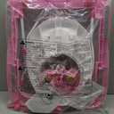 Bright Starts JuneBerry Walk-A-Bout Baby Walker and Entertainer, with Easy Fold Frame for Storage, Ages 6 Months +