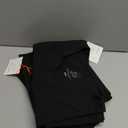 Men's Scrub Set V-Neck Scrub Sets with Nine Large Pockets (Medium-TALL, Black)