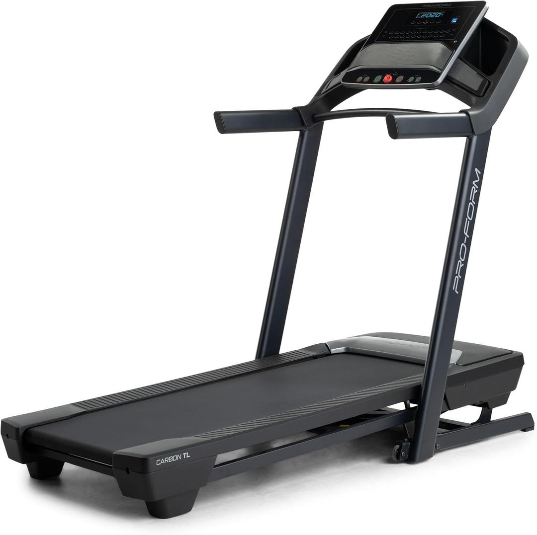 Proform Carbon Treadmills: Treadmills for Walking and Running with Built-in Fan and SpaceSaver Design (Black)