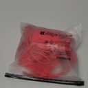 SOLY HUX Bathing Suit for Women Halter Ring Linked Tie Side Bikini Sets Two Piece Swimsuit Plain, Red, Medium