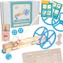 Mousetrap Car Kit, 10-Pack: Build 10 Mousetrap-Powered Cars, Hands-On Physics STEM Project Kit for Classrooms, Ages 8+