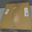 Innqoo Tall Table Lamp with USB Port and Outlet, Dimmable Nightstand Bedside Lamps with Linen Lampshade, Desk Lamp for Bedroom, Living Room, Guest Room, Home Office, LED Bulb Included (A-Beige Shade& Black Base)