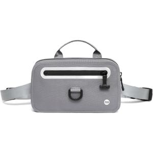 Floating Waterproof Fanny Pack with Extra-Long Adjustable Belt  Secure Waterproof Belt Bag for Phone, Passport, and Wallet, Ideal for Swimming, Kayaking, Boating, Beach, Fishing, Waterpark (Gray)