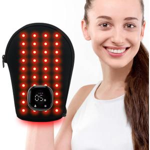 Red Light Therapy for Hand Pain Relief with 660nm & 850nm Infrared Light, 5 Modes, Timer, Cordless Rechargeable LED Near Infrared Light Therapy Gloves Device for Arm/Forearm/Finger/Wrist Joint