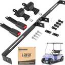 10L0L Universal 2 Passenger Golf Cart Seat Belt Bracket Kit for EZGO, Club Car, Yamaha, Fits Front Seat, with Bracket