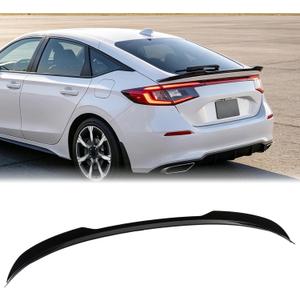 Gloss Black Trunk Spoiler Rear Wing for 2022-2026 Honda Civic Hatchback