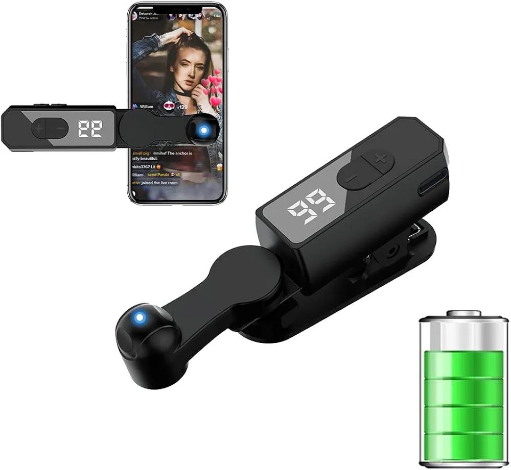 Wriless Auto Clicker for iPhone Android Phone Tapper for Tiktok Built-in Battery Screen Auto Tapper for Tiktok Live,Game,Likes & Reward Tasks Rechargeable