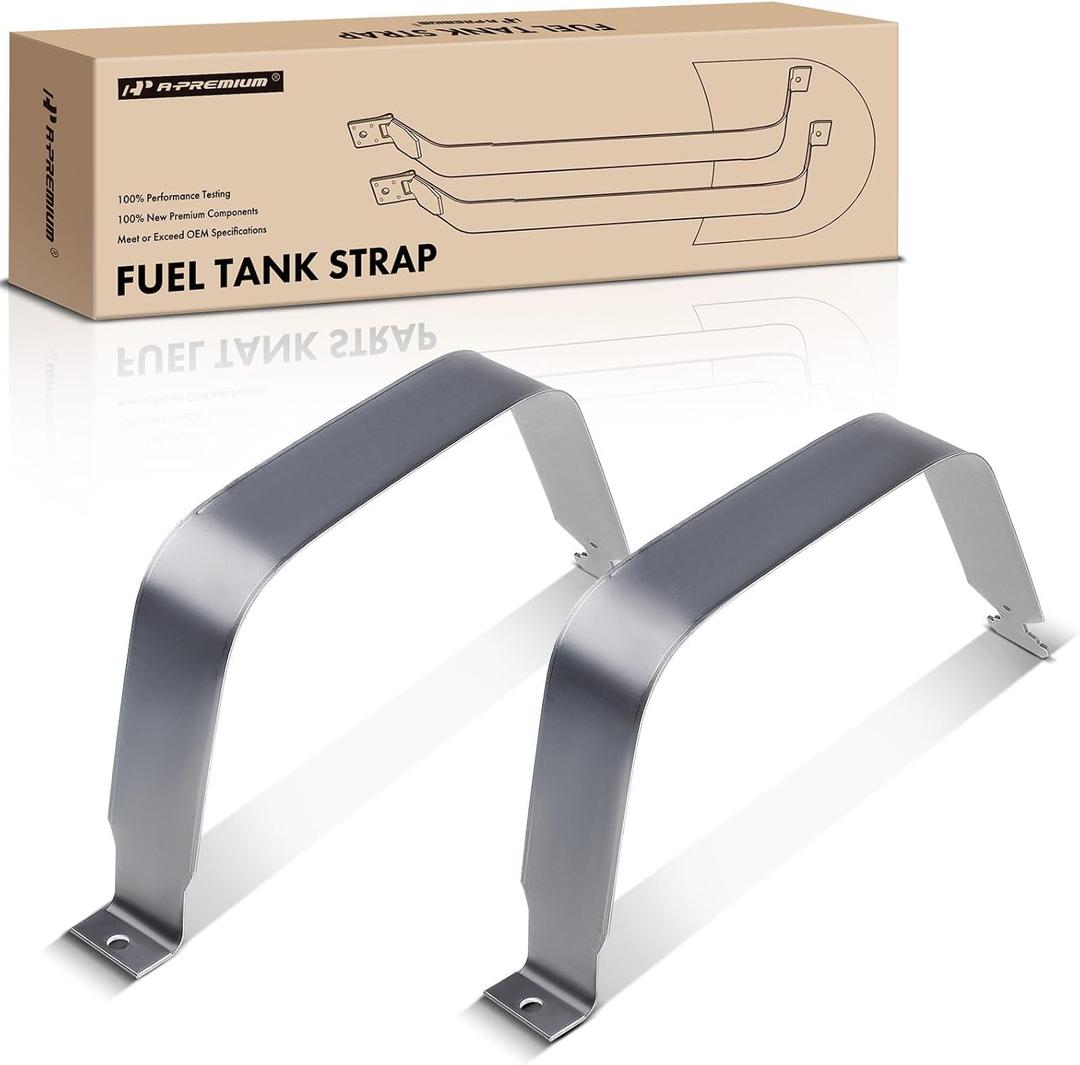 A-Premium 2-PC Fuel Tank Straps Compatible with Chevrolet Express 1500 2500 3500 4500, Express Cargo, Express Pasajeros & GMC Savana 1500 2500 3500