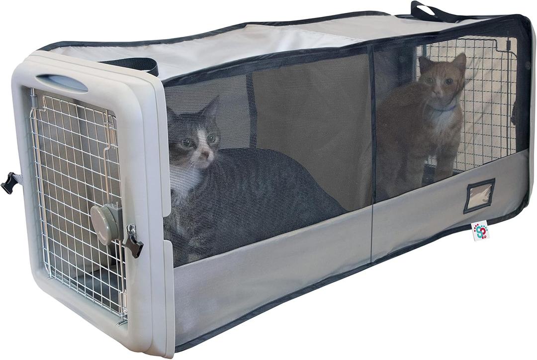 Sport Pet Car Seat Pet Crate with Divider (Large)