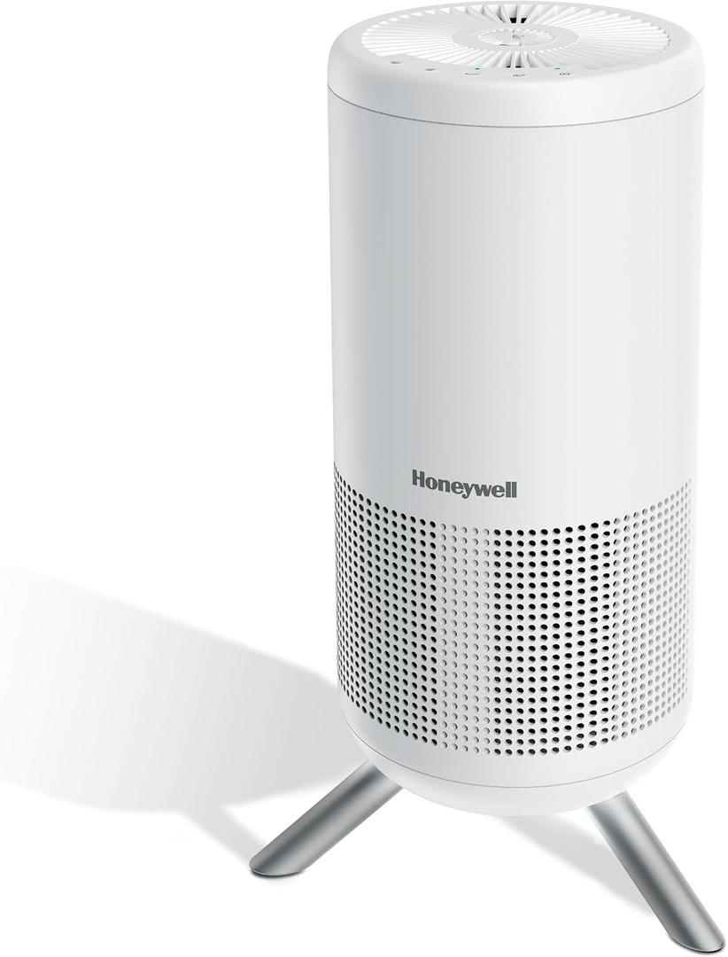 Honeywell HEPA Air Purifier for Home, 900Ft Rooms in 1 hour, Designer Series, Auto Mode, UltraQuiet Tech, Reduces Dust, Pollen, Pet Dander, Smoke, Odors, White, HPA830W