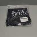 SweatyRocks Women's Tie Dye Crop Tops Crewneck Short Sleeve Letter Print T Shirt Streetwear (Black, L)