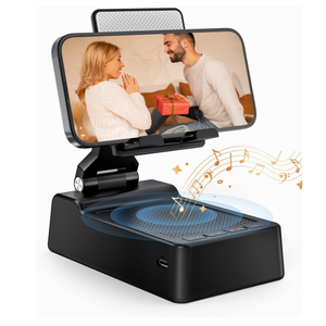 Gifts for Men Women, Phone Stand with Bluetooth Speaker, HD Surround Sound Speaker, Compatible with all iPhone/Android phones iPad Kindle, Cool Gadget Gift for Men Women Dad Mom Christmas Birthday