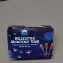 25 Sets LED Flying Set, 25 Slingshot+25 Glow Helicopter-50 Pcs, Flying Toy Outdoor Toys Glow in The Dark Party Supplies Party Favors for Kids 8-12,4-8