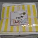 Best Season 4 Piece Stripe Microfiber Stripe Sheet Set - Super Soft Luxury Hotel Deep Pocket,Stain, Fade & Wrinkle Resistant Bedding Set (Yellow,Full Size)