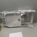 Wall Mounted Ironing Board, 180 Rotation, Space-Saving Fold Down, 36" x 12", Silver